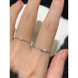 [ancafe.shop]Nhẫn ngón trỏ cá đặc, ngón giữa bông hoa