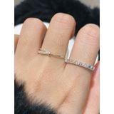 [ancafe.shop]Nhẫn ngón trỏ đá màu thanh lịch, hàn quốc, đá cz, ngón giữa thắt nút