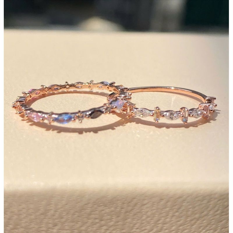 [ancafe.shop]Nhẫn full đá màu nữ hottrend đáng yêu