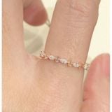 [ancafe.shop]Nhẫn bạc nữ đá màu thanh lịch,tinh tế