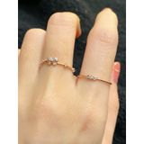 [ancafe.shop]Nhẫn bướm bạc nữ mảnh mai