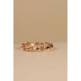 [ancafe.shop]Nhẫn bạc nữ hoa xen kẽ,thanh lịch