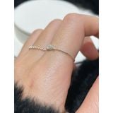 [ancafe.shop]Nhẫn ngón trỏ cá đá, ngón giữa xoắn
