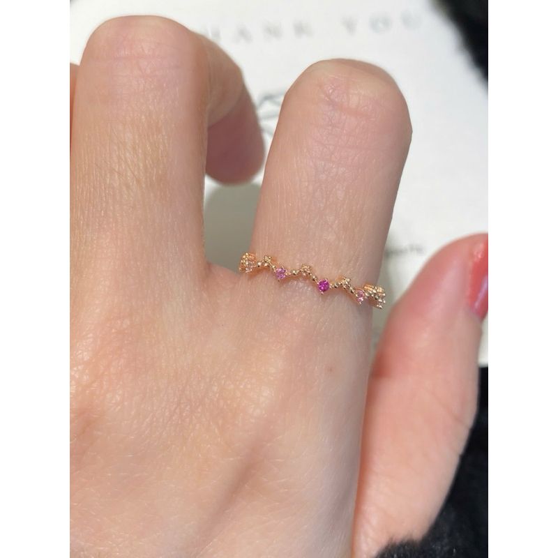 [Ancafe.shop]Nhẫn đá màu xinh xắn