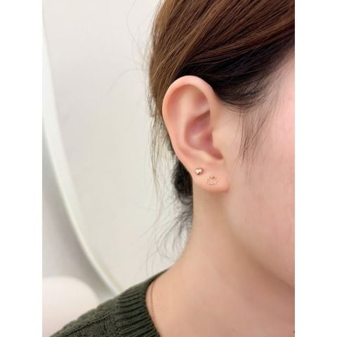  [ancafe.shop]1 chiếc hoa tai vàng 14k đám mây đáng yêu,xinh xắn 