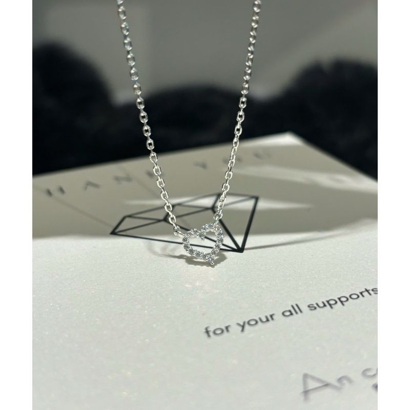 [ancafe.shop]Dây chuyền tim đính đá