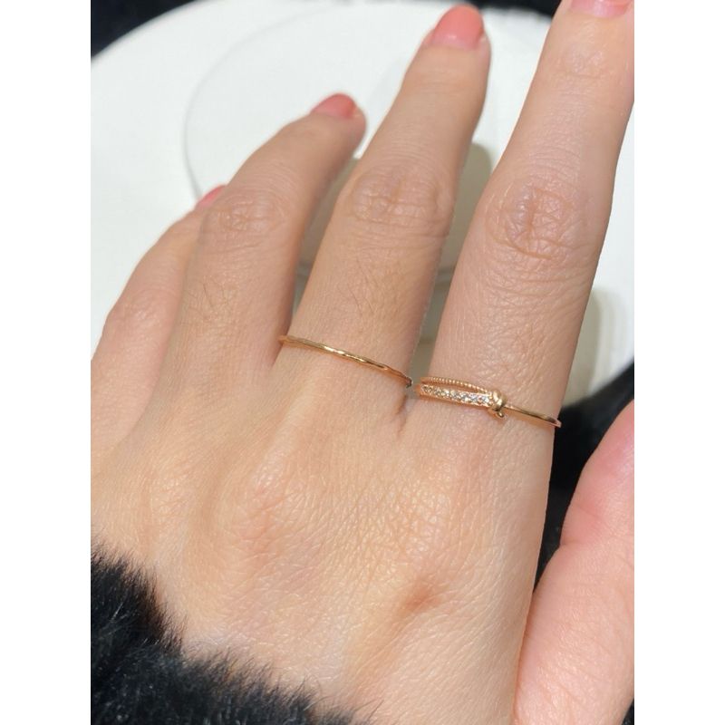 [ancafe.shop] Nhẫn, trỏ,đính đá, xinh xắn, thắt nút, thanh lịch, xinh xắn