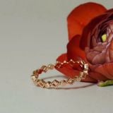 [ancafe.shop]Nhẫn bạc ,ngón út,xen kẽ,thanh lịch