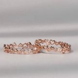 [ancafe.shop]Nhẫn tim xen kẽ nhau,tinh tế