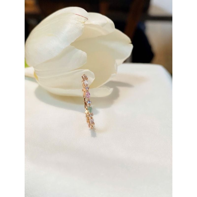 [ancafe.shop]Nhẫn đá màu nữ dễ thương,xinh xẻo