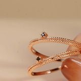 [ancafe.shop]Nhẫn ngôi sao nhỏ bạc nữ thanh lịch