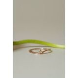 [ancafe.shop]Nhẫn bạc nữ,sóng,đính đá cz,ngón út