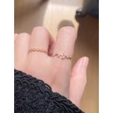 [ancafe.shop]Nhẫn bạc nữ nguyệt quế thanh lịch,đáng yêu