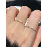 [ancafe.shop]Nhẫn ngón trỏ đá nhiều màu, ngón giữa tim nhỏ với một viên đá lấp lánh