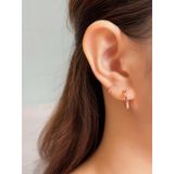 [ancafe.shop]Đôi vành trơn,hoops bạc nữ hàn quốc