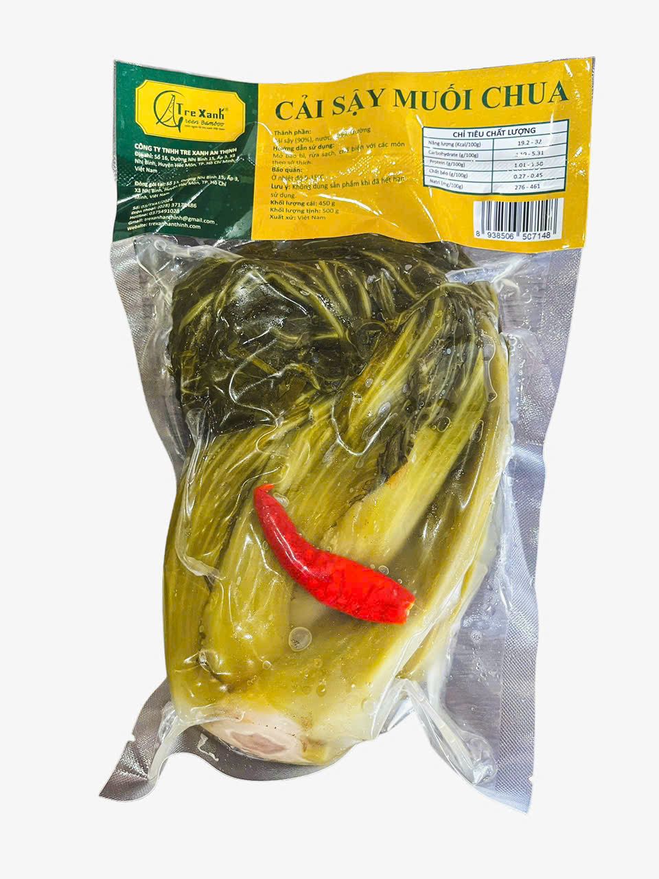  Cải Sậy Muối Chua Tre Xanh An Thịnh 