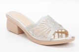 dép nữ đế PU kem siêu nhẹ cao 5cm Hanatabi quai lưới đính đá bigsize (35-42) mã HNDE5F926