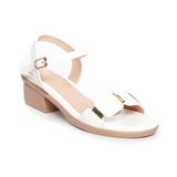 giày sandal nữ đế PU kem siêu nhẹ cao 5cm Hanatabi quai ngang hậu c bigsize (35-42) mã HNSDG5F1002