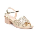 giày sandal nữ đế PU kem siêu nhẹ cao gót 5cm Hanatabi quai lưới đính đá hậu c bigisze (35-42) mã HNSDG5F1073
