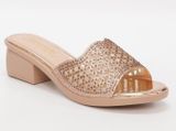 dép nữ đế PU kem siêu nhẹ cao 5cm Hanatabi quai lưới đính đá bigsize (35-42) mã HNDE5F922