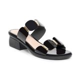dép nữ đế PU siêu nhẹ cao 5cm Hanatabi quai nhị có khóa bigsize (35-42) mã HNDE3F780