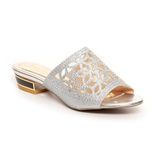 dép nữ cao gót viền đồng cao 3cm Hanatabi quai lưới đính đá đế TA cao cấp bigsize (35-41) mã HNDE3F961
