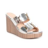 Dép nữ đế xuồng PU siêu nhẹ cao 9cm Hanatabi quai nhị (35-39) mã HNDE9F1016