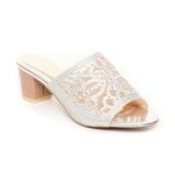 dép nữ cao gót lăn vân gỗ cao 5cm Hanatabi quai lưới đính đá đế TA cao cấp bigsize (35-41) mã HNDE5F960