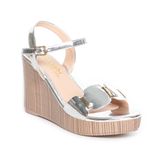 giày sandal nữ đế xuồng PU siêu nhẹ cao 9cm Hanatabi quai ngang hậu c (35-39) mã HNSDX9F1014