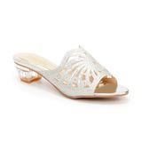 dép nữ cao gót mica 3cm Hanatabi quai lưới đính đá đế TA cao cấp bigsize (35-41) mã HNDE3F786