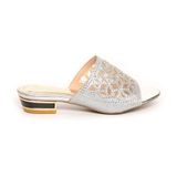 dép nữ cao gót viền đồng cao 3cm Hanatabi quai lưới đính đá đế TA cao cấp bigsize (35-41) mã HNDE3F961