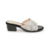 dép nữ đế PU đen siêu nhẹ cao 5cm Hanatabi quai lưới đính đá bigsize (35-42) mã HNDE5F882