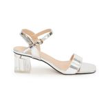 giày sandal nữ cao gót mika 5cm Hanatabi quai ngang mũi vuông đế TA bigsize (35-41) mã HNSDG869