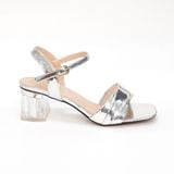 giày sandal nữ cao gót mika 5cm Hanatabi quai xếp mũi vuông đế TA bigsize (35-41) mã HNSDG5F863