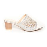 dép nữ cao gót lăn vân gỗ cao 5cm Hanatabi quai lưới đính đá đế TA cao cấp bigsize (35-41) mã HNDE5F960