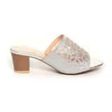 dép nữ cao gót lăn vân gỗ cao 5cm Hanatabi quai lưới đính đá đế TA cao cấp bigsize (35-41) mã HNDE5F963
