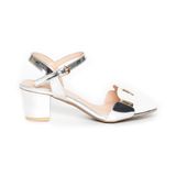 giày sandal nữ cao gót 5cm Hanatabi quai ngang mũi vuông hậu c đế TA bigsize (35-41) mã HNSDG5F998