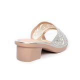 dép nữ đế PU kem siêu nhẹ cao 5cm Hanatabi quai lưới đính đá bigsize (35-42) mã HNDE5F1037