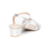 giày sandal nữ cao gót 3cm Hanatabi quai 1 xếp mũi vuông hậu c đế TA bigsize (35-41) mã HNSD3F933