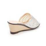 dép nữ đế xuồng PU siêu nhẹ cao 7cm Hanatabi quai lưới đính dá (35-39) mã HNDEL7F942