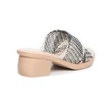 dép nữ đế PU kem siêu nhẹ cao 5cm Hanatabi quai lưới bigsize (35-42) mã HNDE5F1099
