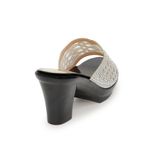 dép nữ đế PU đen siêu nhẹ cao 7cm Hanatabi quai lưới đính đá bigsize (36-40) mã HNDE7F883