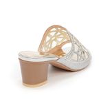 Dép nữ cao gót vân gỗ cao 5cm Hanatabi quai lưới đính đá đế TA cao cấp bigsize (35-41) mã HNDE5F796