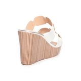 Dép nữ đế xuồng PU siêu nhẹ cao 9cm Hanatabi quai nhị (35-39) mã HNDE9F1016