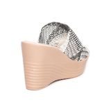 Dép nữ đế xuồng PU siêu nhẹ cao 9cm Hanatabi quai lưới (35-39) mã HNDEL9F1159