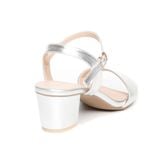 giày sandal nữ cao gót 5cm Hanatabi quai ngang mũi vuông hậu C đế TA bigsize (35-41) mã HNSDG5F871