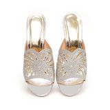 dép nữ cao gót lăn vân gỗ cao 5cm Hanatabi quai lưới đính đá đế TA cao cấp bigsize (35-41) mã HNDE5F910