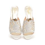 dép nữ cao gót mica 3cm Hanatabi quai lưới đính đá đế TA cao cấp bigsize (35-41) mã HNDE3F786