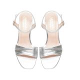 giày sandal nữ cao gót 3cm Hanatabi quai 2 xếp mũi vuông hậu c đế TA bigsize (35-41) mã HNSDG3F935