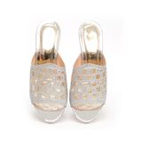 dép nữ cao gót lăn vân gỗ cao 5cm Hanatabi quai lưới đính đá đế TA cao cấp bigsize (35-41) mã HNDE5F909